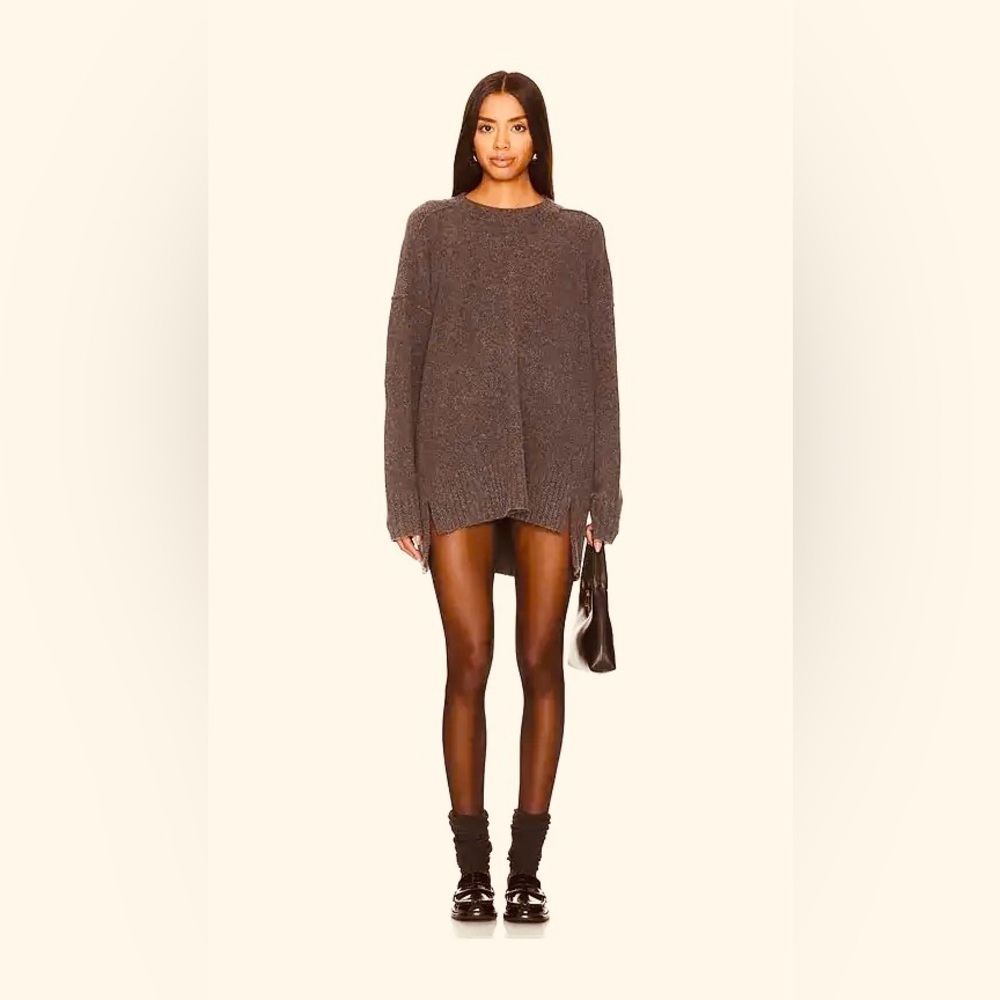 Free people relaxed pullover Sweater phoebe knit wool essentials basics scandi